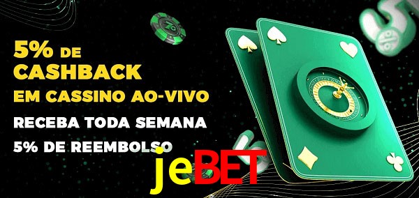Promoções do cassino ao Vivo jebet
